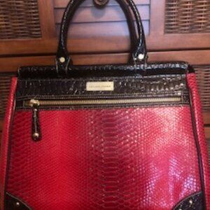 Samantha Brown Croco Dowel Travel Bag